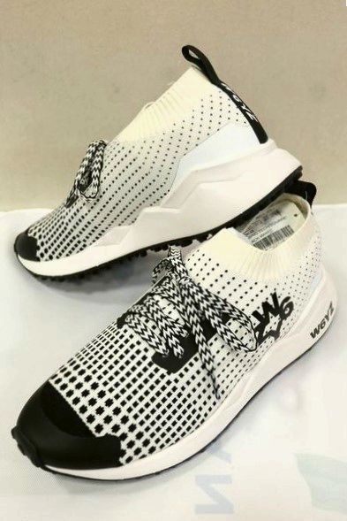 ウィズ W6YZ スニーカー ホワイトブラック 春夏新作 イタリア JAPANモデル ニットスニーカー インポート 取り寄せ対応品 メンズシューズ画像1