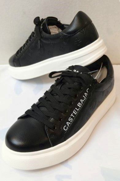 セール２０％ＯＦＦ カステルバジャック CASTELBAJAC スニーカー ブラック 春夏新作 ゴルフ メンズシューズ画像１