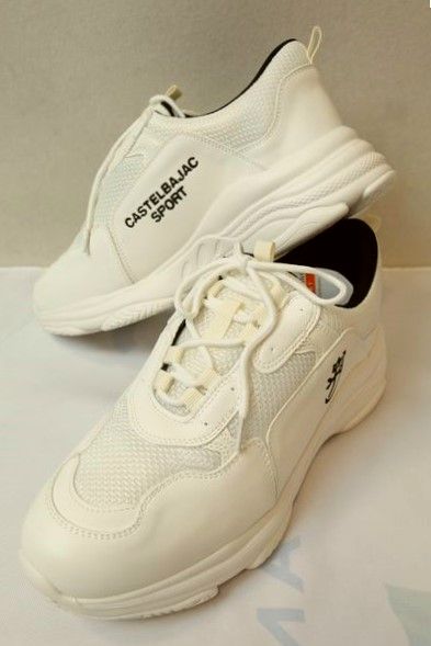 セール２０％ＯＦＦ カステルバジャック CASTELBAJAC スニーカー ホワイト 春夏新作 ゴルフ ダッドスニーカー メンズシューズ画像１