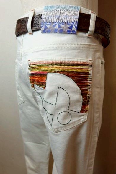 セール35%OFF ショーン・バイ・ミラショーン milaschon ジーンズ ホワイト 春夏新作 ストレッチジャージデニム メンズウェア画像1