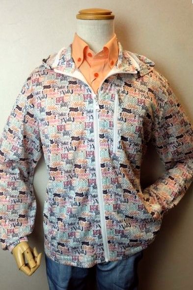 セール５０％ＯＦＦ ヴィンチ VINCI パーカー ホワイト 春夏新作 メッシュ生地 メンズウェア ヴィンチ服画像１