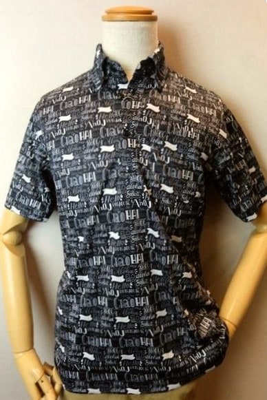 セール50%OFF ヴィンチ VINCI 半袖ポロシャツ ブラック 春夏新作 カットソー ボタンダウンカラー メンズウェア ヴィンチ服画像1