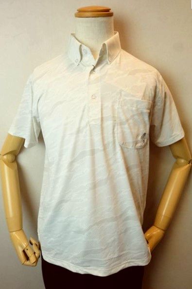 セール50%OFF ヴィンチ VINCI 半袖ポロシャツ ホワイト 春夏新作 カットソー メンズウェア ヴィンチ服画像1