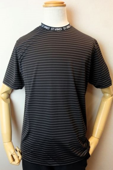 セール５０％ＯＦＦ ヴィンチ VINCI 半袖Ｔシャツ ブラック 春夏新作 カットソー メンズウェア ヴィンチ服画像１