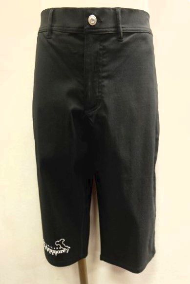 セール３０％ＯＦＦ ヴィオラ VIOLA　七分丈パンツ ブラック 春夏新作 ストレッチジャージ メンズウェア画像１
