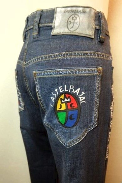 セール35%OFF カステルバジャック CASTELBAJAC カジュアルパンツ ブルー 秋冬新作 ストレッチジャージ ゴルフ メンズウェア画像1