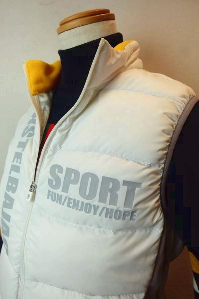 kou様　カステルバジャック　ダウンベスト CASTELBAJAC SPORT カステルバジャック ロゴPt 軽量 ダウン