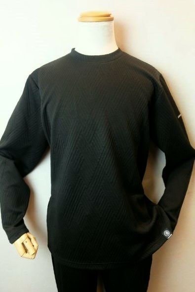 コードビー CODE:B ロングＴシャツ ブラック オールシーズン新作 カットソー トレーナー バラシ メンズウェア画像１