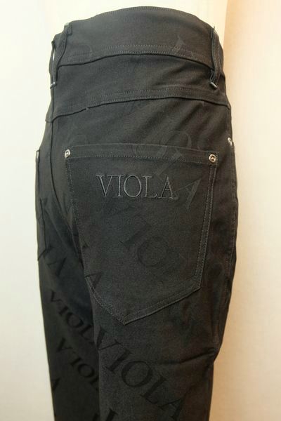 ヴィオラ VIOLA カジュアルパンツ ブラック オールシーズン品 ストレッチジャージ生地 メンズウェア画像1
