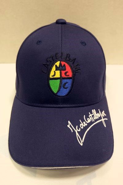 カステルバジャック CASTELBAJAC キャップ ネイビー オールシーズン品 ゴルフ メンズ帽子画像１