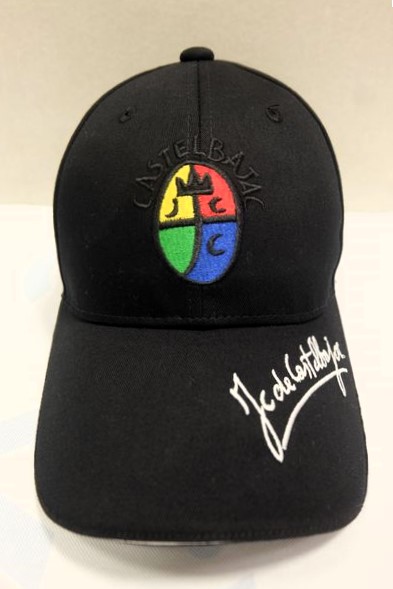 カステルバジャック CASTELBAJAC キャップ ブラック オールシーズン品 ゴルフ メンズ帽子画像1