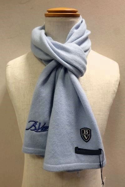 セール30%OFF バーニヴァーノ BARNIVARNO マフラー サックスブルー 秋冬定番品 カシミヤ100% 日本製 メンズウェア画像1