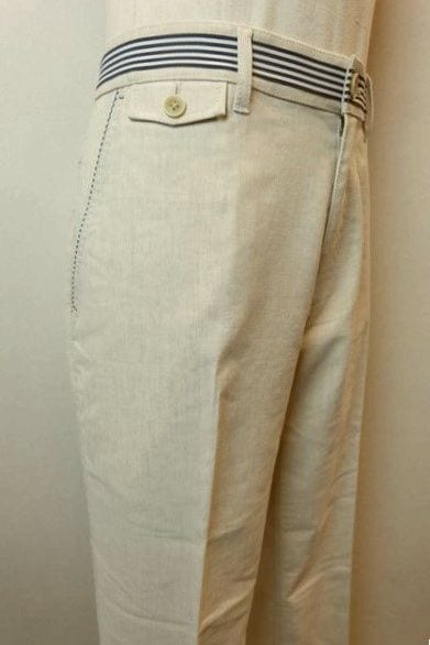 セール35%OFF アンジェロアクティブ ANGELOactive カジュアルパンツ ベージュ 春夏新作 ガルバス 麻 ストレッチパンツ メンズウェア画像1