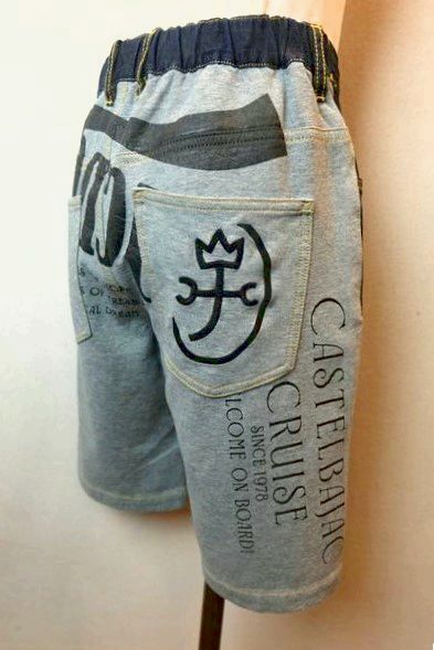 セール35%OFF カステルバジャック CASTELBAJAC ハーフパンツ ブルー 春夏新作 ストレッチデニム スウェット ゴルフ メンズウェア画像1