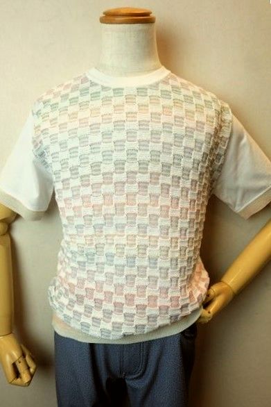 アンジェロ・アクティブ ANGELOactive 半袖Ｔシャツ ホワイト 春夏新作 ガルバス カットソー アンジェロ服 メンズウェア画像１
