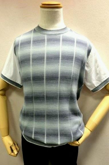 BOB ボブ 半袖Ｔシャツ ホワイト 春夏新作 インポート イタリア製 カットソー ニット メンズウェア画像１