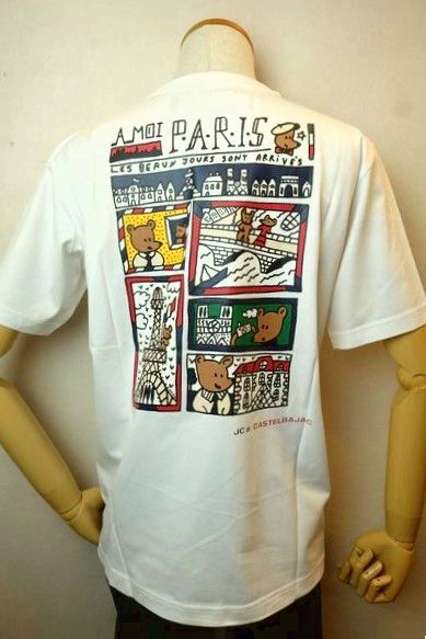 カステルバジャック CASTELBAJAC 半袖Tシャツ ホワイト 春夏新作 復刻モデル カットソー ゴルフ メンズウェア画像1