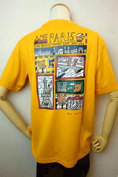 カステルバジャック CASTELBAJAC 半袖Ｔシャツ マスタード 春夏新作 復刻モデル カットソー ゴルフ メンズウェア画像１
