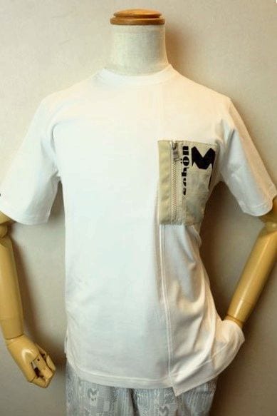 ショーン・バイ・ミラショーン mila schon 半袖Ｔシャツ ホワイト 春夏新作 カットソー メンズウェア画像１