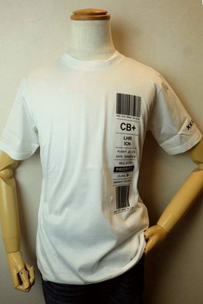 コードビープラス CODE:B+ 半袖Tシャツ ホワイト 春夏新作定番品 カットソー シルケット天竺 日本製 バラシ メンズウェア画像1