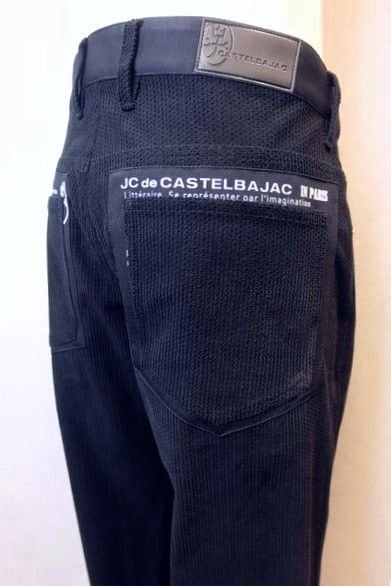 カステルバジャック CASTELBAJAC コーデュロイパンツ ブラック 秋冬新作 カジュアルパンツ ゴルフ メンズウェア画像１