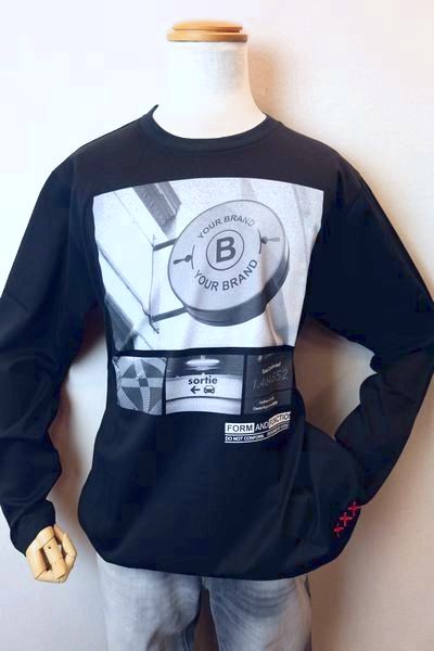 コードビープラス CODE:B+ ロングTシャツ ブラック オールシーズン新作定番品 カットソー シルケット天竺 日本製 バラシ メンズウェア画像1