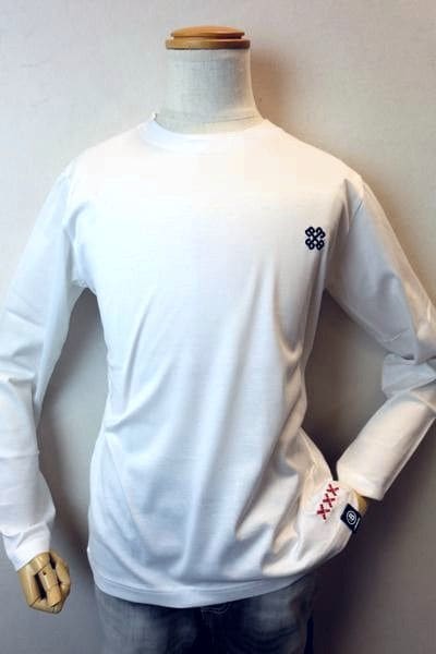 コードビープラス CODE:B+ ロングTシャツ ホワイト オールシーズン新作定番品 カットソー シルケット天竺 日本製 バラシ メンズウェア画像1