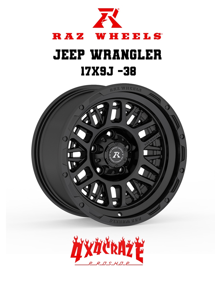 Jeep Wrangler RAZ CV01 17x9J -38