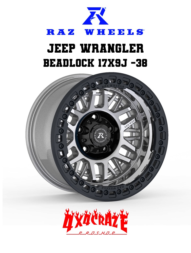 Jeep Wrangler RAZ CV01  BEADLOCK 17x9J -38
