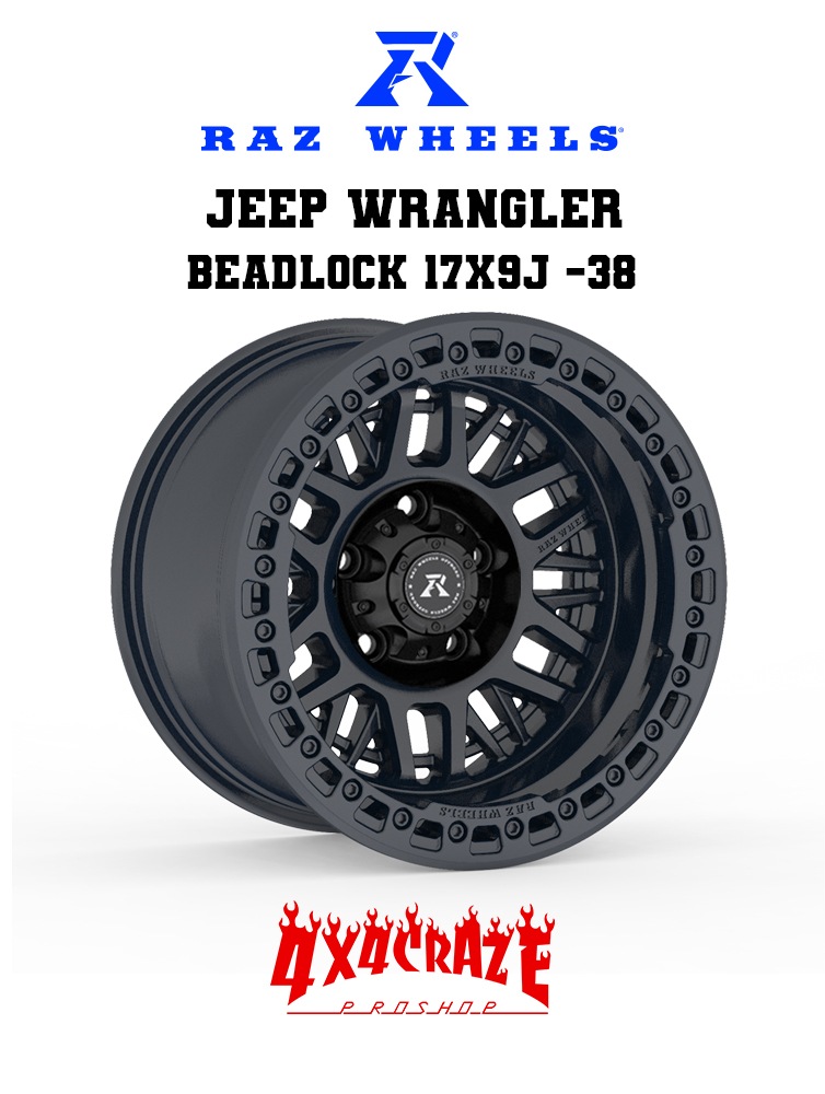 Jeep Wrangler RAZ CV01  BEADLOCK 17x9J -38