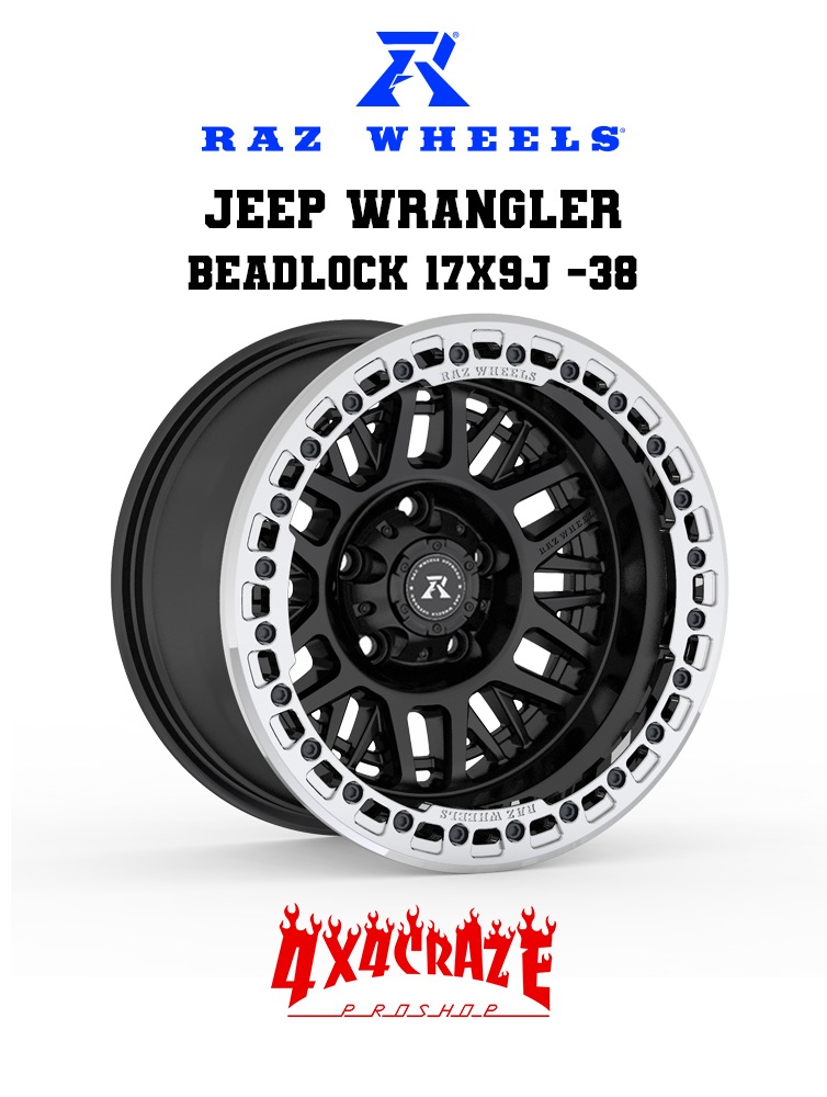 Jeep Wrangler RAZ CV01  BEADLOCK 17x9J -38