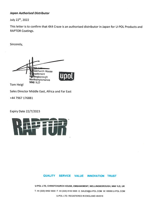 �֥�å��� 3L ��U-POL RAPTOR LINER ������ ��ץ����饤�ʡ�