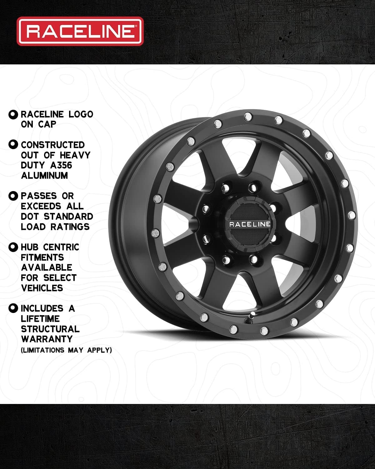 RACELINE 935B Defender satin Black 79050 -12��17�����