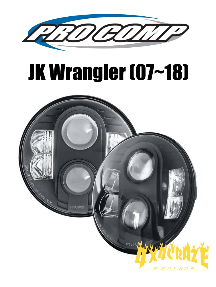 Pro Comp Suspens 76402P LED�إåɥ饤�� JK��󥰥顼��