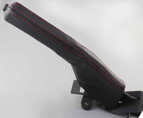 R31スカイライン サイドブレーキブーツ本革＆ウルトラスエード