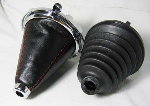 シビック タイプR EP3 シフトブーツ 本革＆ウルトラスエード