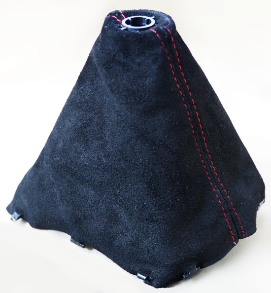 DJデミオ CX－3前期 MTシフトブーツ 本革＆ウルトラスエード