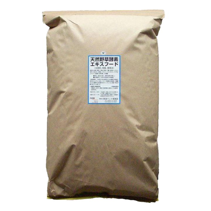 天然野草酵素エキスフード（浮上性） 15Kg