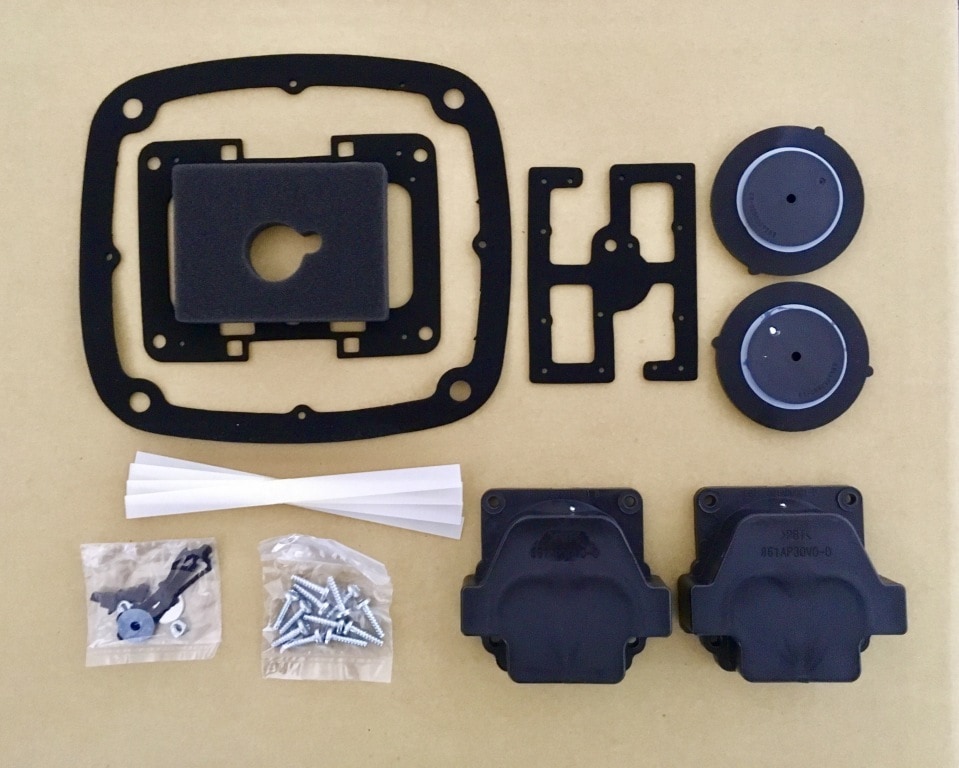 安永　チャンバーブロック　AP-80H・100F・120F用　エアーポンプ用交換部品
