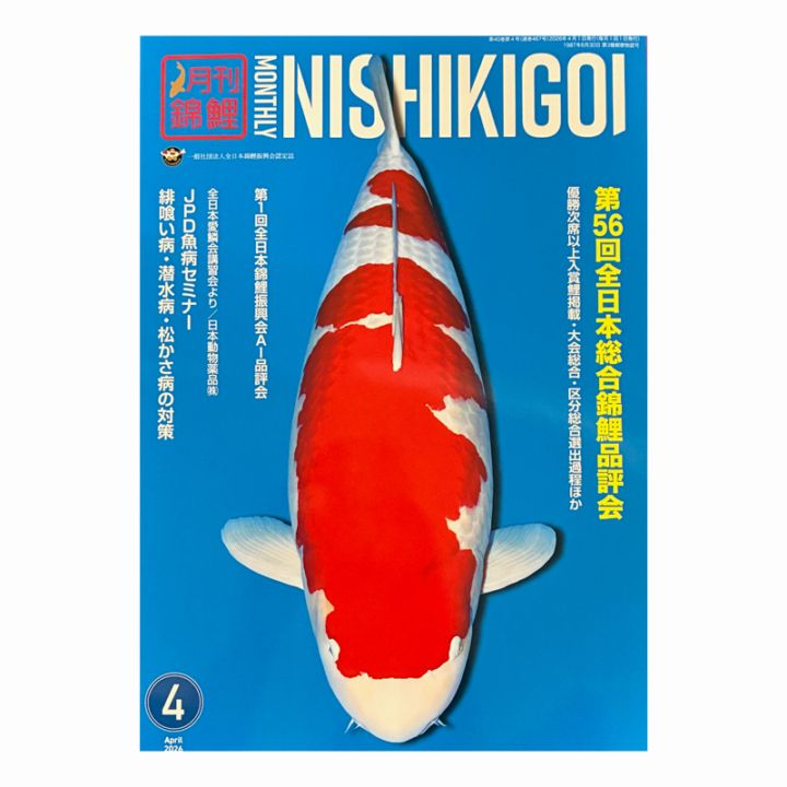 錦鯉月刊誌『月刊錦鯉』最新号4月号入荷！