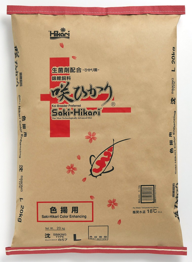 咲ひかり色揚用（沈下性） S・M・L (小粒・中粒・大粒) 20kg | 飼料,色