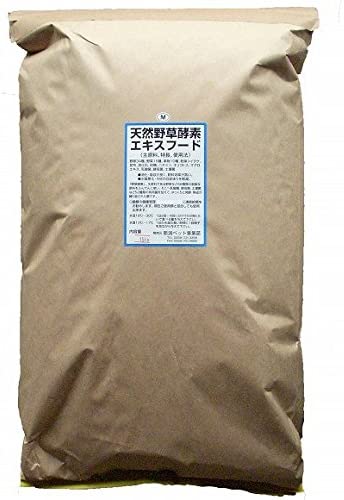 天然野草酵素エキスフード(浮上性) 15Kg