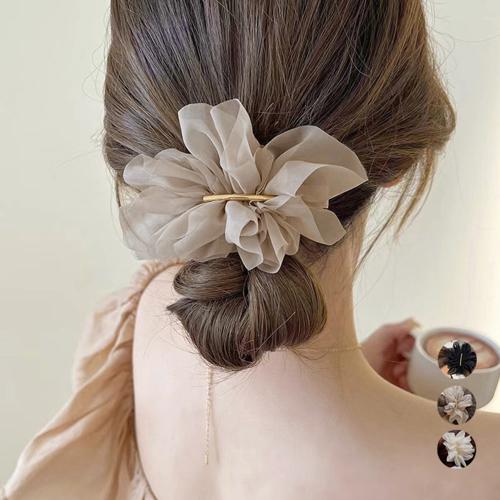 シフォンバレッタ レディースヘアアレンジ【ネコポス可】|その他アクセサリー|アクセサリー