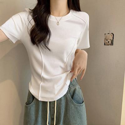 無地 Tシャツ クルーネック レディース【ネコポス可】|Tシャツ・カットソー|トップス