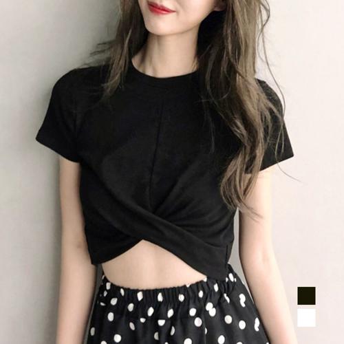 セクシーチビt ショート丈tシャツ 韓国【ネコポス可】|Tシャツ・カットソー|トップス