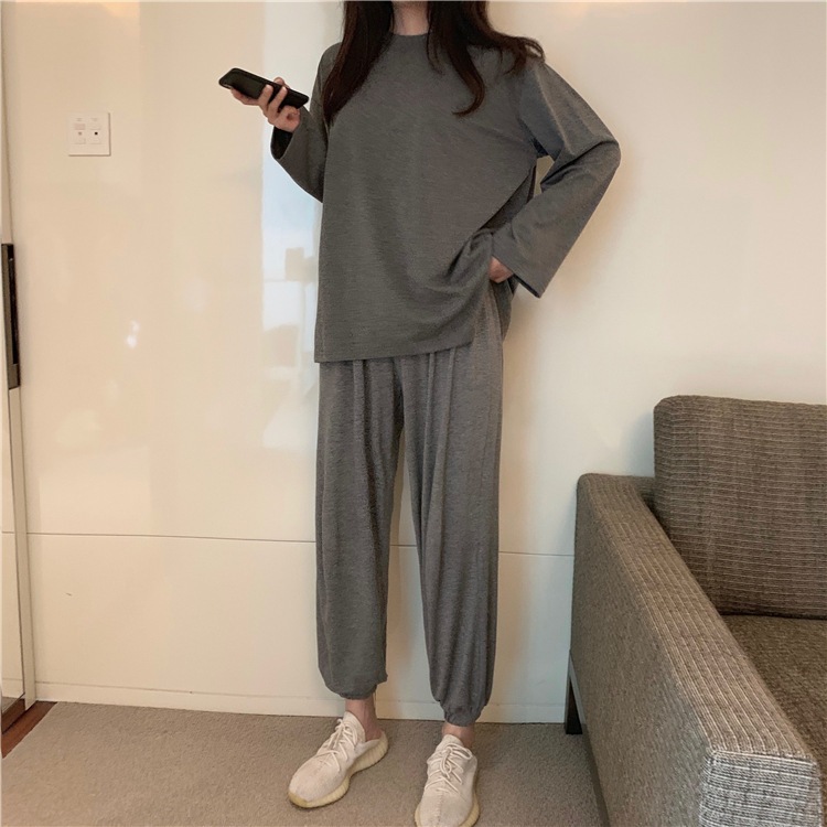 ルームウェア セットアップ レディース 長袖 パジャマ 春秋 Tシャツパジャマ 韓国風 寝巻き ゆったり 2点上下セット ネコポス可 セットアップ Fashion 55 アパレル仕入の専門店こそお安くできます ルームウェア セットアップ レディース 長袖 パジャマ 春秋 Tシャツパジャマ 韓国風 寝巻き ゆったり 2点上下セット ネコポス可 セットアップ Fashion 55 アパレル仕入の専門店こそお安くできます