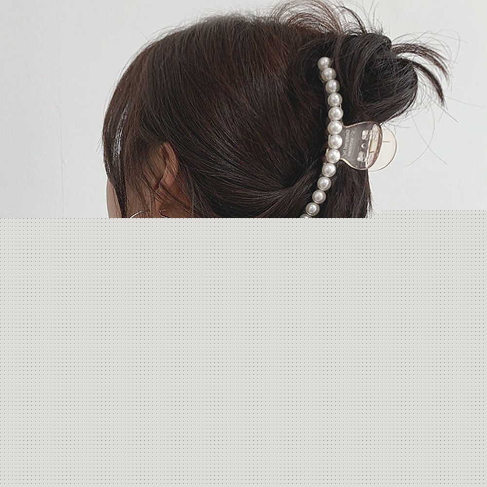 バンスクリップ 可愛い ヘアクリップ ヘアアクセサリー おしゃれ 髪飾り フェイクパール ワニクリップ 大きめ アクセサリー その他アクセサリー Fashion 55 アパレル仕入の専門店こそお安くできます