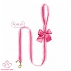 for pets only Lingerie Leash Pink