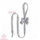 【for pets only】 Lingerie Leash Grey