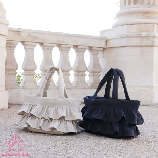 Ruffle Linen Bag(Ssize)